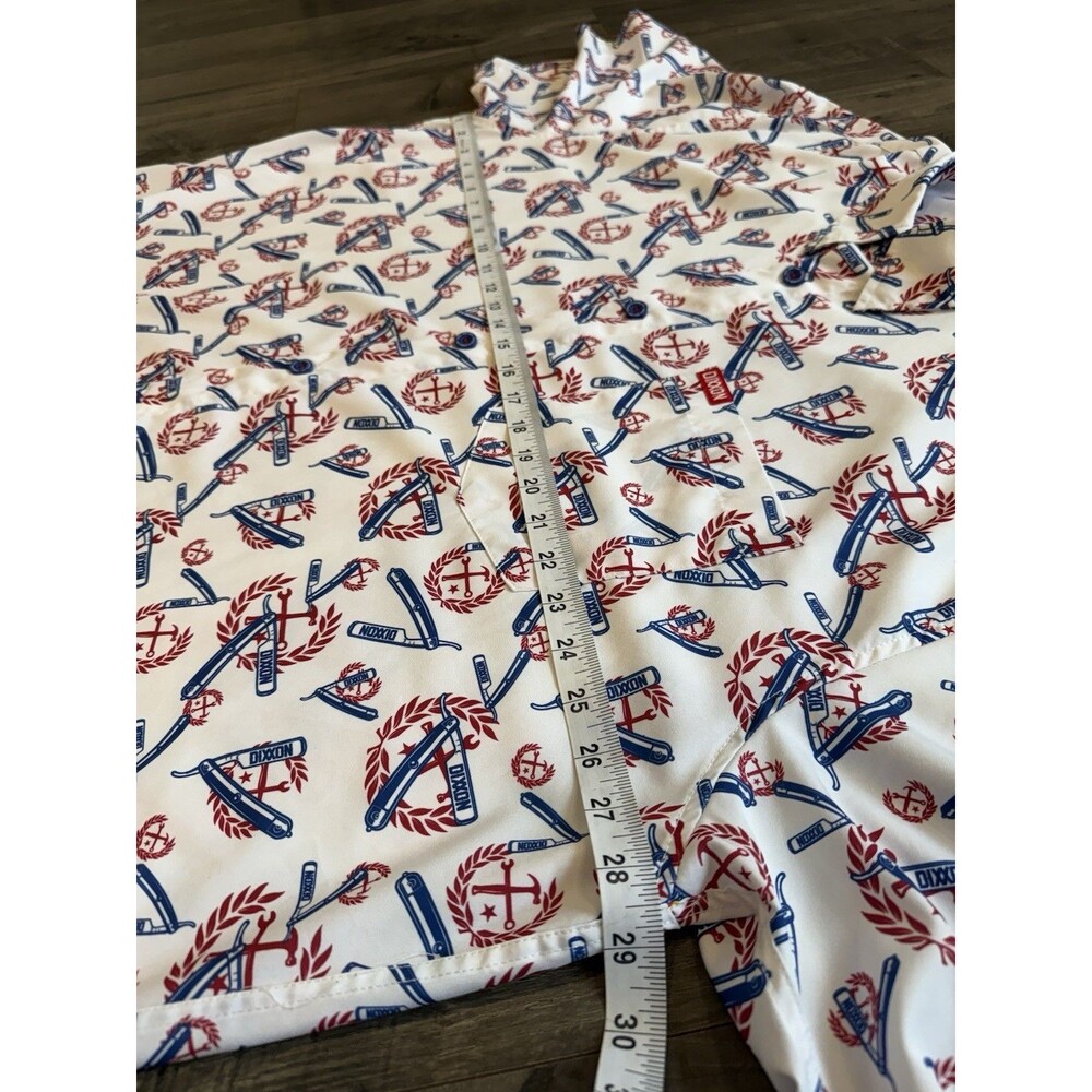 Dixxon The High And Tight Short Sleeve Button Down Flannel 3X Barber - Picture 6 of 7